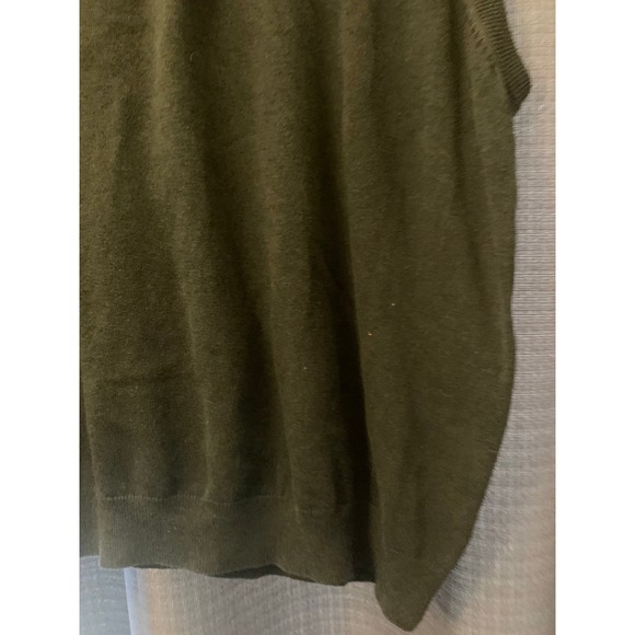 Men's Green Pullover Sleeveless Sweater Vest‎ Size 2XB - Picture 6 of 7